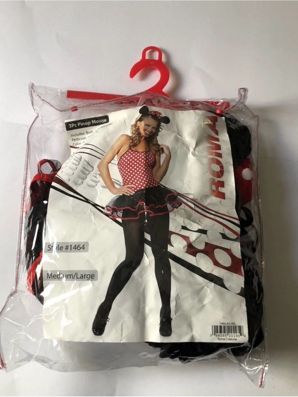 Women’s Pinup Mouse costume size Medium Large